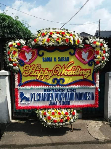 Karangan Bunga Pernikahan  di Sawah Lunto